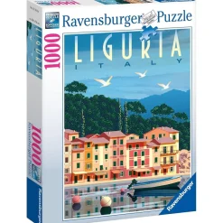 Ravensburger - Puzzle Italia Postal de Liguria 1000 piezas ㅤ