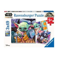 Ravensburger - The Mandalorian pack puzzles 3x49 piezas