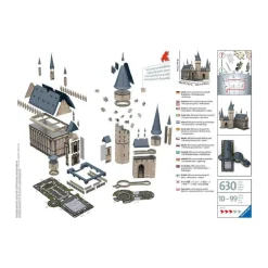 Ravensburger-Harry Potter-Puzzle 3D El Castillo de Hogwarts