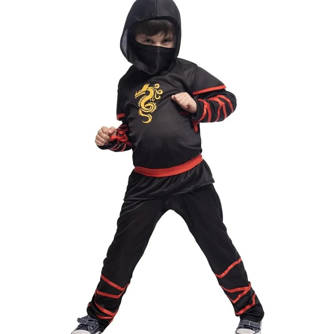 Rubie's - Disfraz Ninja Glow in Dark 8-10 años (Talla L)