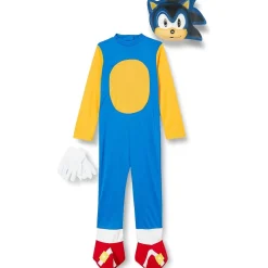 Rubie's - Sonic the Hedgehog - Disfraz Sonic Deluxe para Niño S. ㅤ