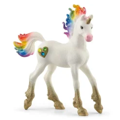 Schleich - Juguete unicornio arcoíris Bayala para niños y niñas ㅤ