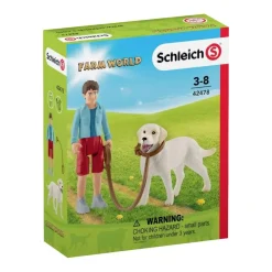 Schleich - Paseo con Labrador Retriever