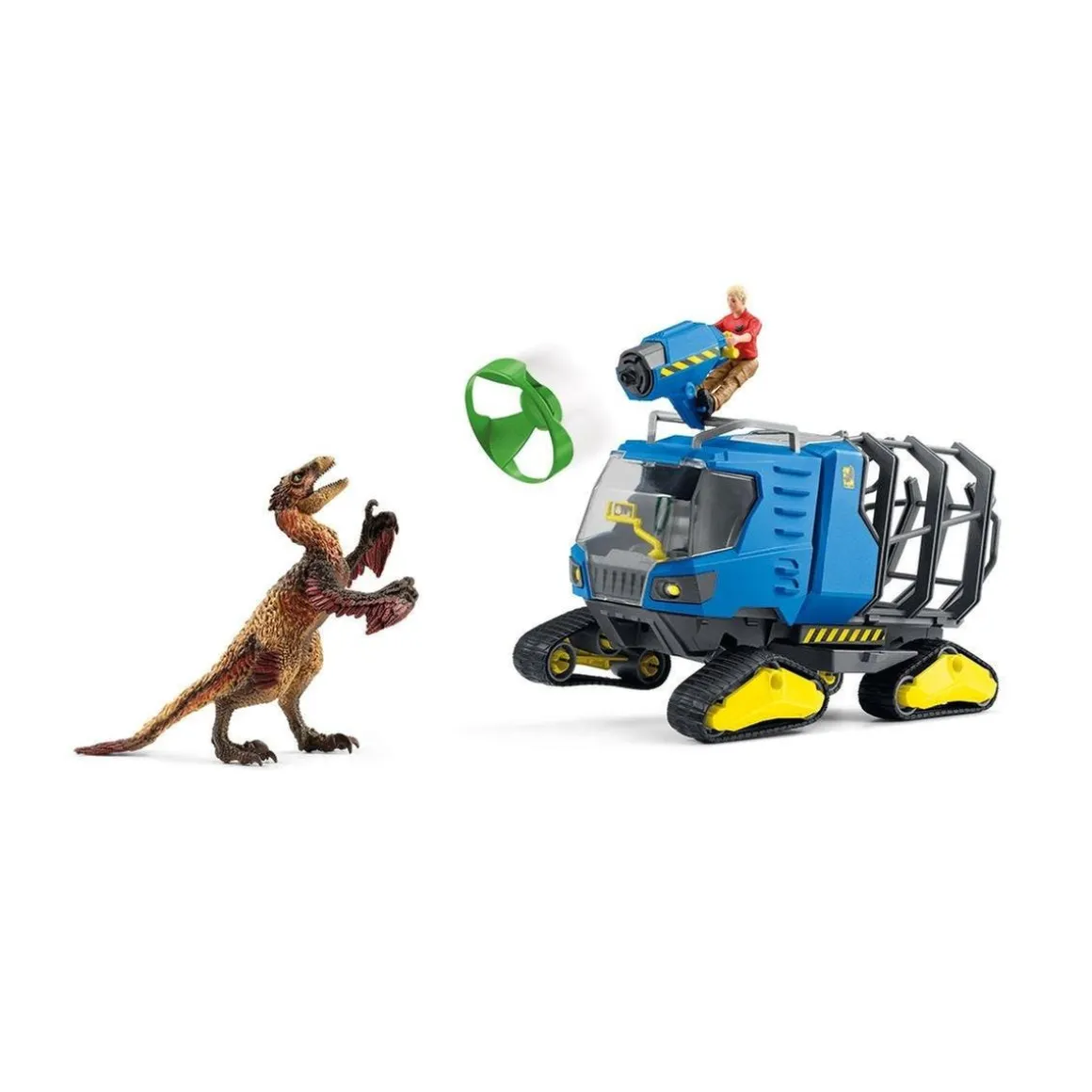 Schleich - Vehículo oruga de juguete, playset 5 piezas ㅤ
