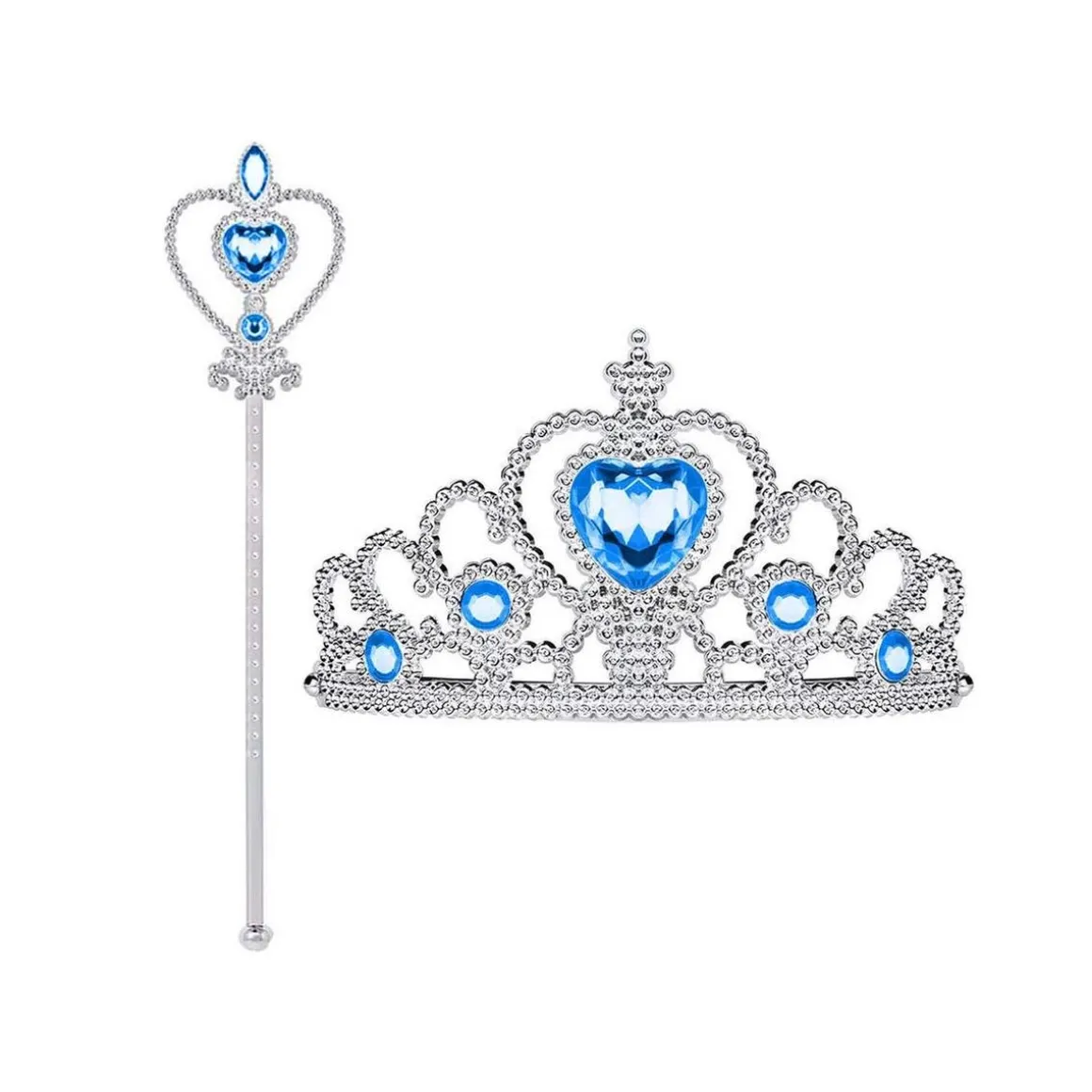 Set corona y varita (varios colores)