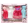 Set de 4 Vestidos de Muñeca
