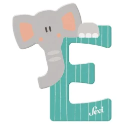 Sevi - Letra E de madera (varios colores)