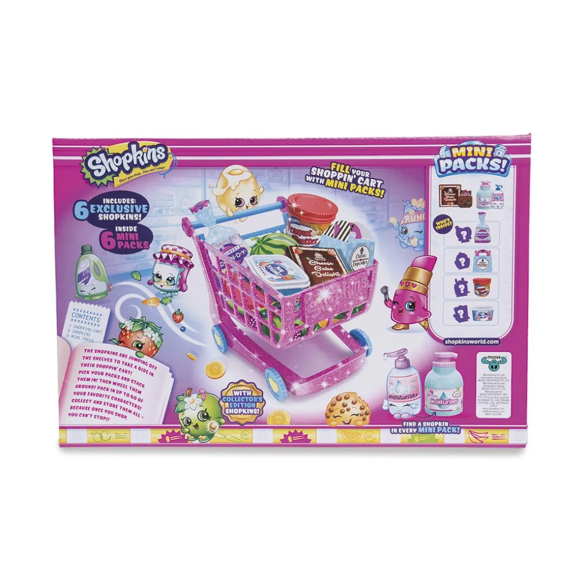 Shopkins - Carrito de Supermercado Serie 10 (varios modelos)