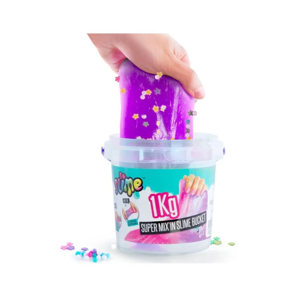 So Slime - Cubo slime con decoraciones (varios colores)