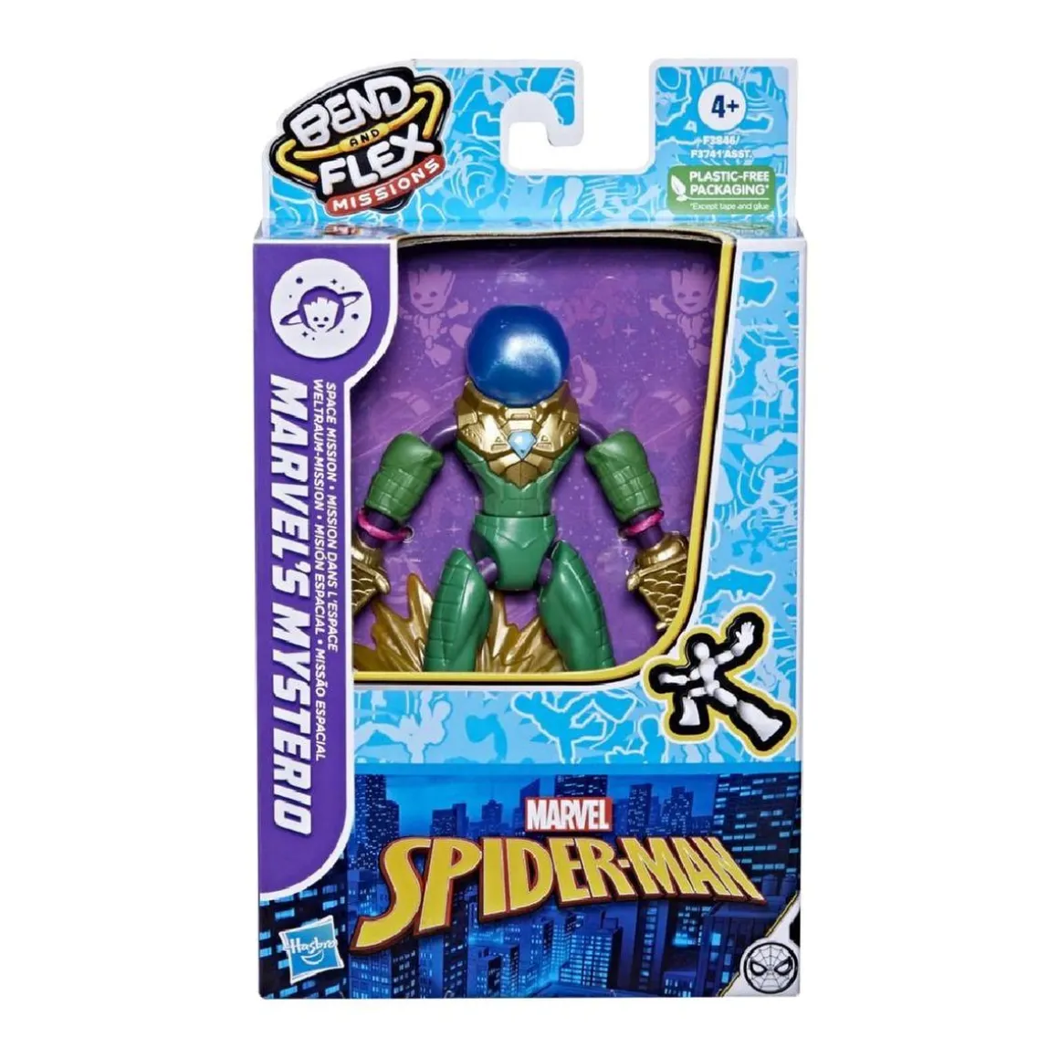 Spider-Man - Mysterio Space - Figura Bend and Flex