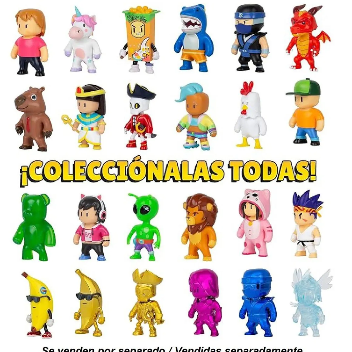 Stumble Guys - Pack 8 figuras (varios modelos)