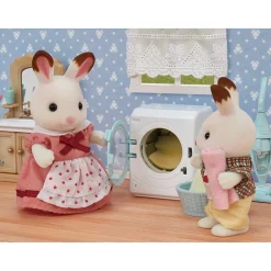 Sylvanian Families - Set de lavadora y aspiradora