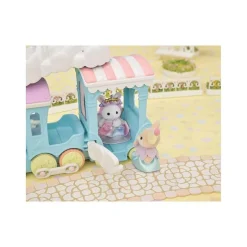 Sylvanian Families - Tren Arcoíris de Nubes para Casa de Muñecas y Playset