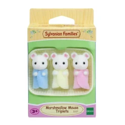 Sylvanian Families - Trillizos Ratón Marshmallow juguete para imaginar