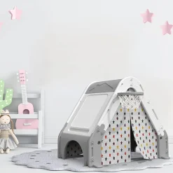 Tienda de campaña con actividades