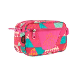 Totto - Estuche escolar 2 compartimentos Plastilina - Rosa