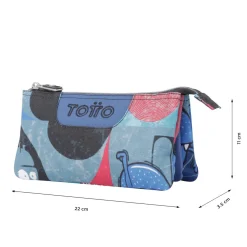Totto - Estuche escolar cyber monstruos Tablero