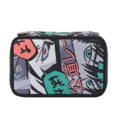 Totto - Estuche escolar tres compartimentos manga Pluma