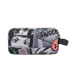 Totto - Estuche escolar tres compartimentos manga Agapec