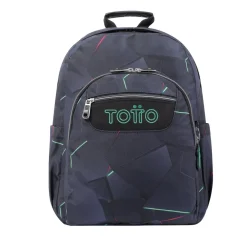 Totto - Mochila escolar adaptable a carro fractal Acuareles