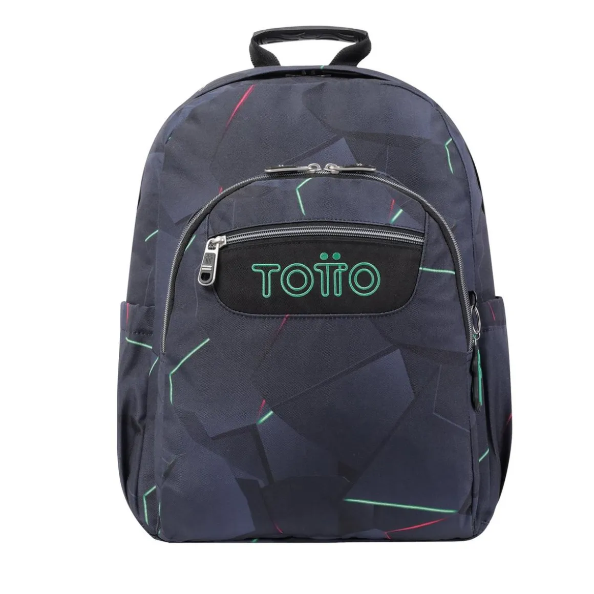 Totto - Mochila escolar adaptable a carro fractal Acuareles