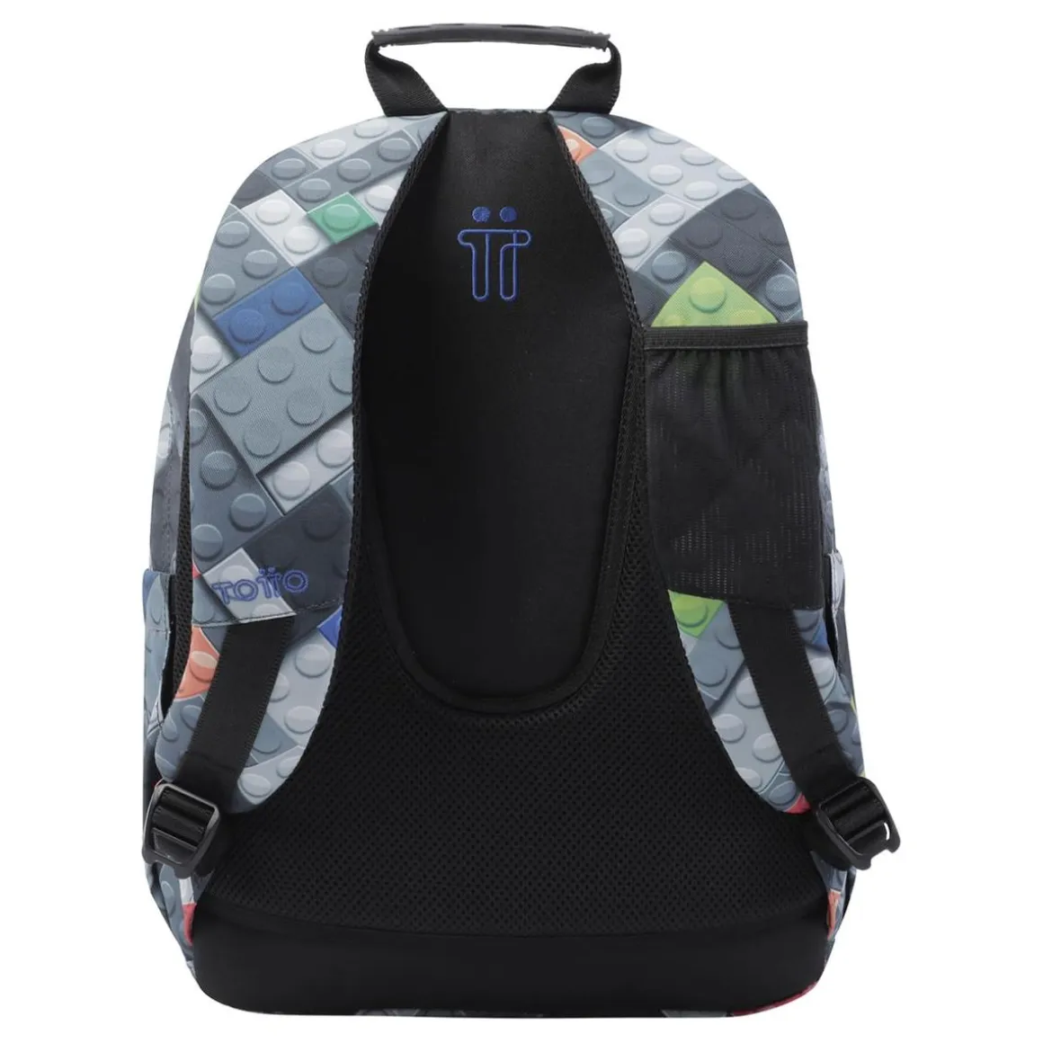 Totto - Mochila escolar bloques Acuarela