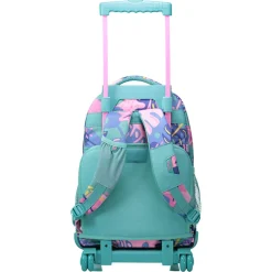 Totto - Mochila escolar con ruedas Renglones - Natury