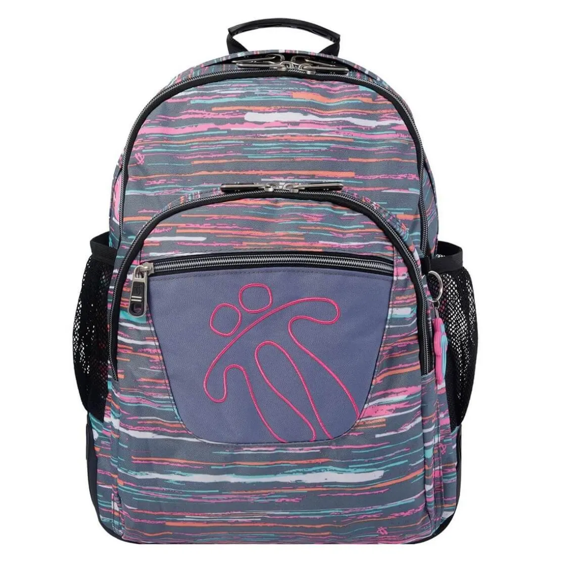 Totto - Mochila escolar Crayoles - Rayas