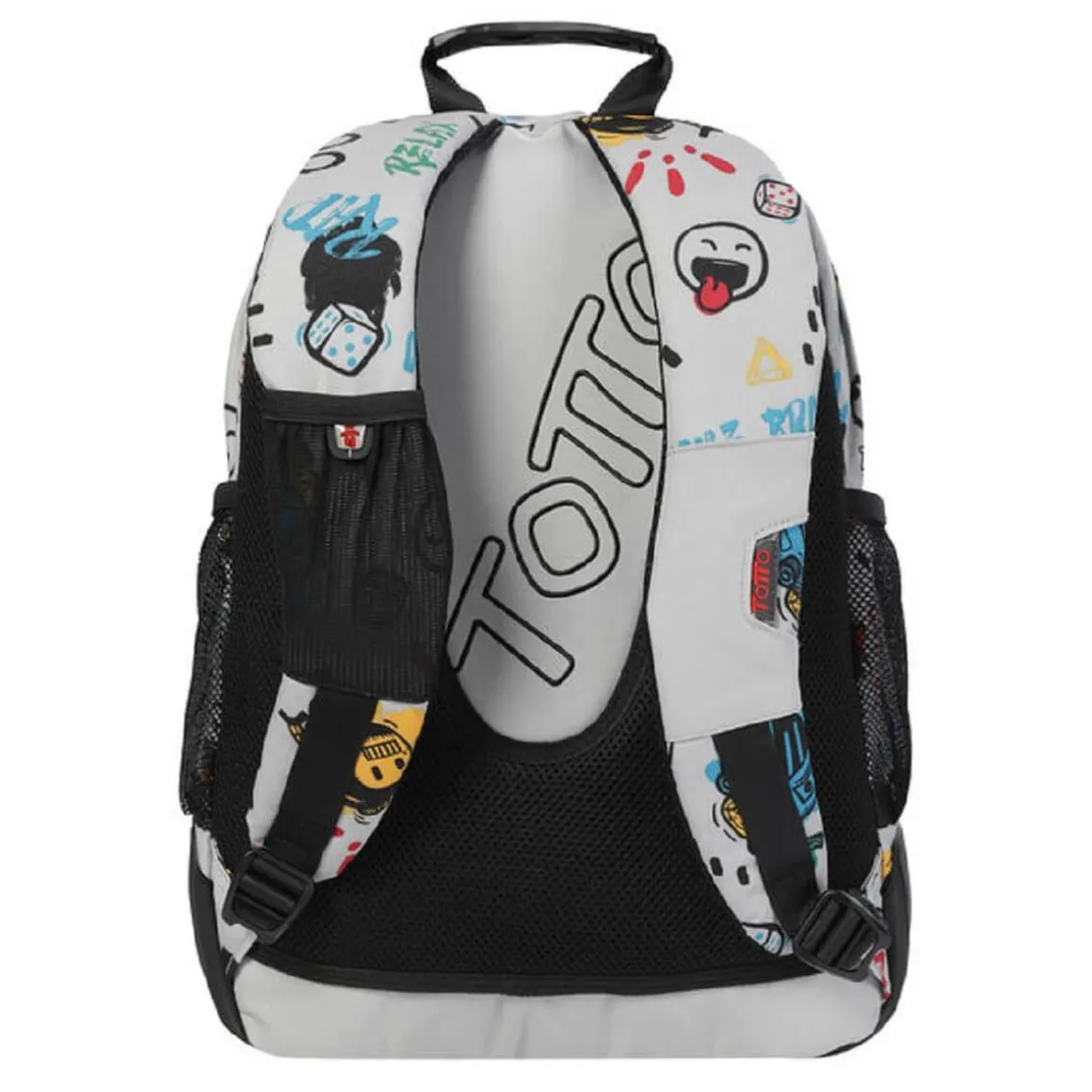 Totto - Mochila escolar Crayoles - Gris