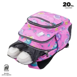 Totto - Mochila escolar gatos astronautas Crayoles