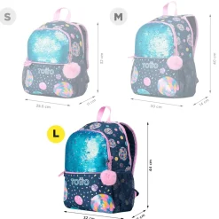 Totto - Mochila escolar grande Sweet Candy