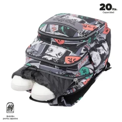 Totto - Mochila escolar manga Crayoles