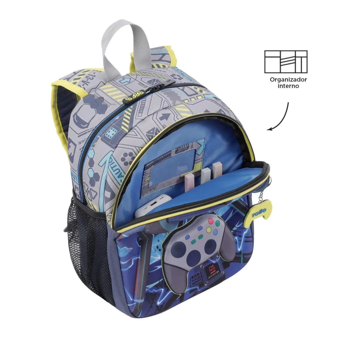 Totto - Mochila escolar pequeña Monark