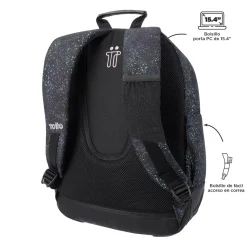 Totto - Mochila escolar salpicado color Crayoles