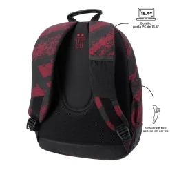 Totto - Mochila escolar tiza roja Crayoles