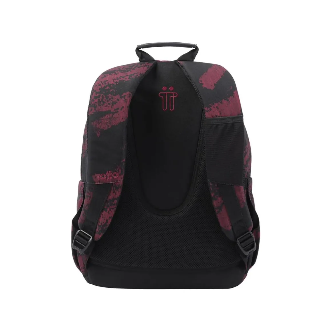 Totto - Mochila escolar tiza roja Acuarela