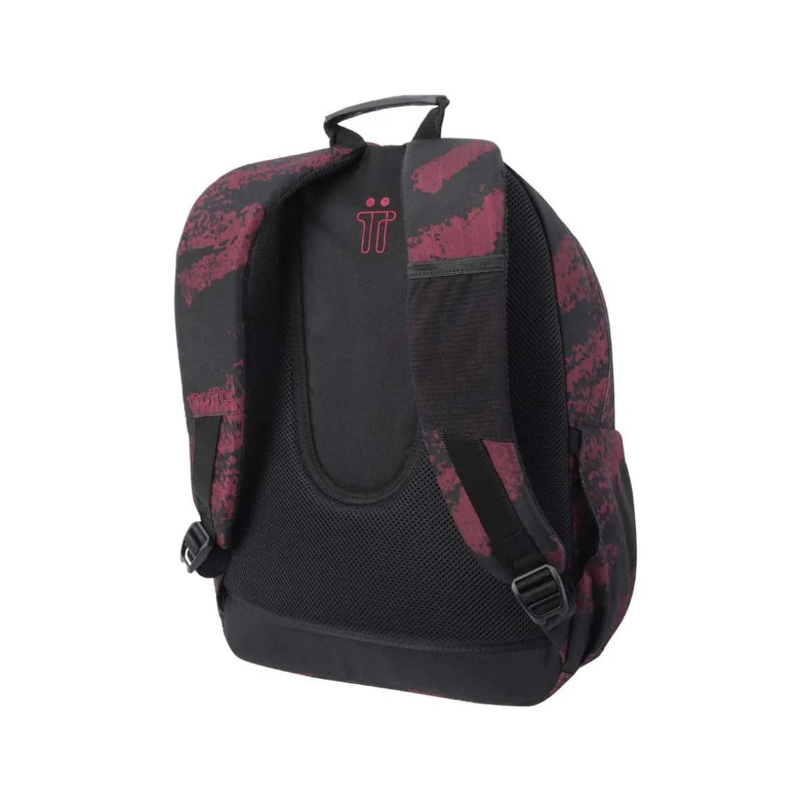 Totto - Mochila escolar tiza roja Acuarela