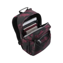 Totto - Mochila escolar tiza roja Acuarela