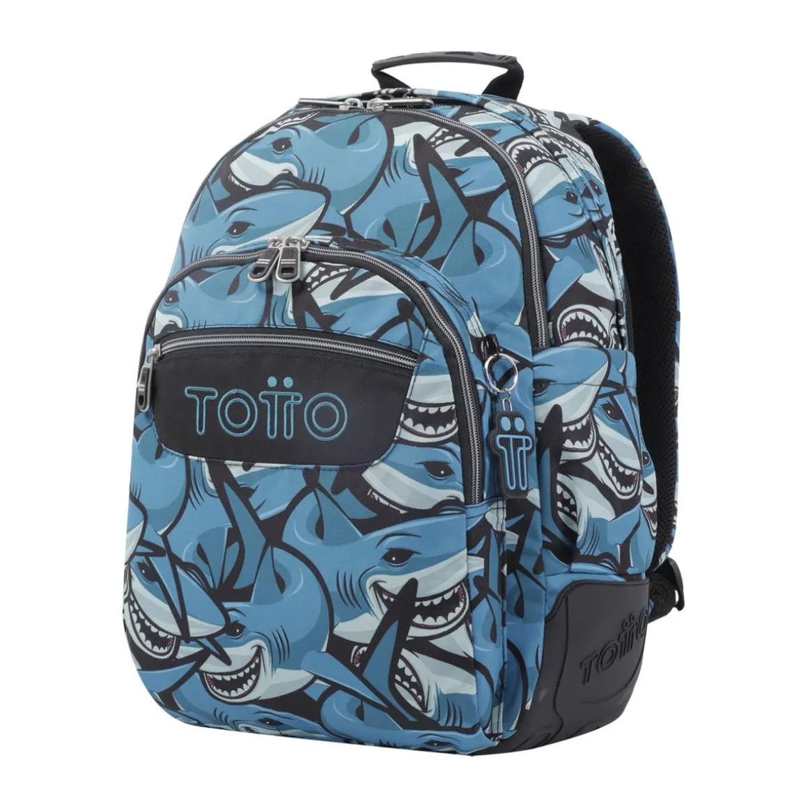 Totto - Mochila escolar tiburones Rayol