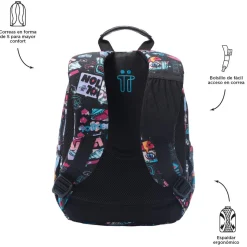 Totto - Mochila Pequeña Tempera Misato