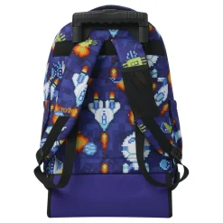 Totto - Mochila Renglones con ruedas Space Blue