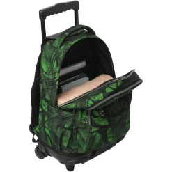 Totto - Mochila Renglones con ruedas Jhony Jungle