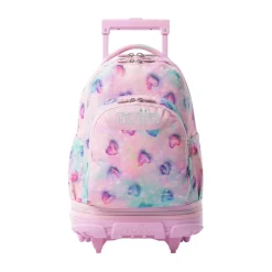 Totto - Mochila Tiza con ruedas Glitter Shiny Heart
