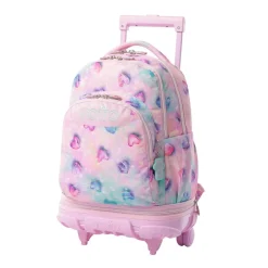 Totto - Mochila Tiza con ruedas Glitter Shiny Heart