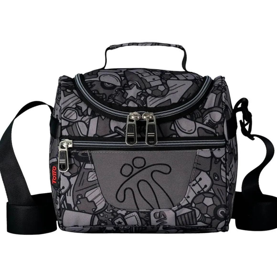 Totto - Portameriendas escolar Pizarra - Doodle