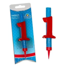 Vela pirotécnica con número 1