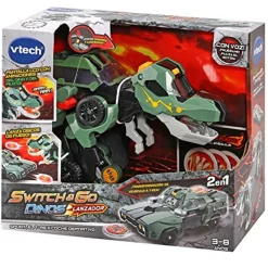 Vtech - Dinos Sport T-Rex coche deportivo que se transforma en vehículo ㅤ
