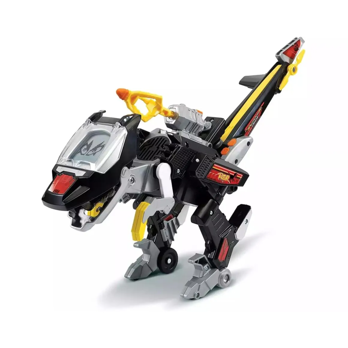 Vtech - Velocirráptor transformable en vehículo Switch & Go Dinos, color negro ㅤ