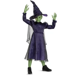 Wicked - Disfraz infantil Elphaba 5-6 años