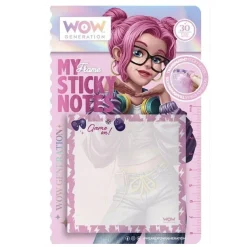 Wow Generation - Set 24 notas adhesivas transparentes (Varios Modelos)